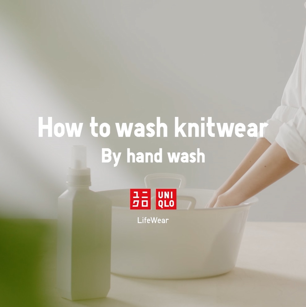 How to wash knitwear (hand washing)