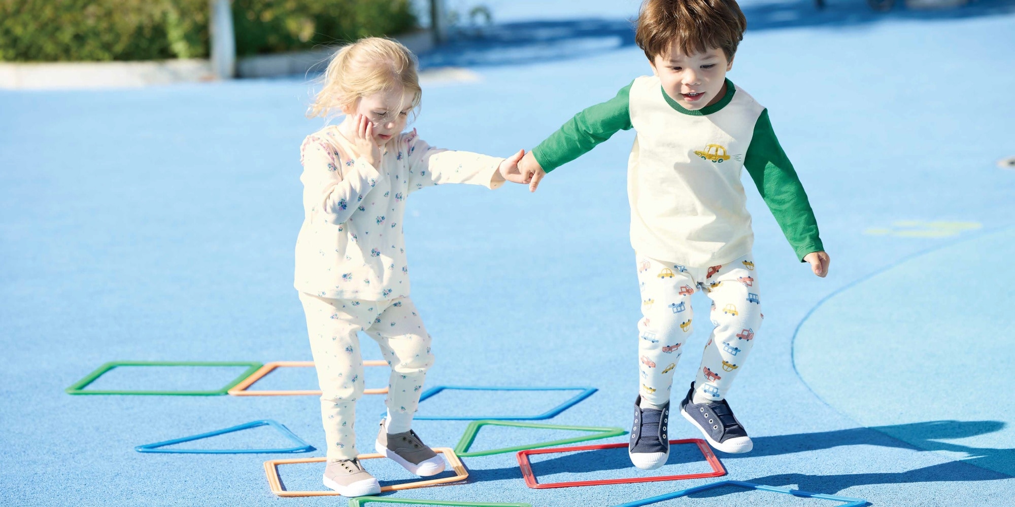 レギンス・パンツ ベビー専用ラインで、徹底した安全管理。