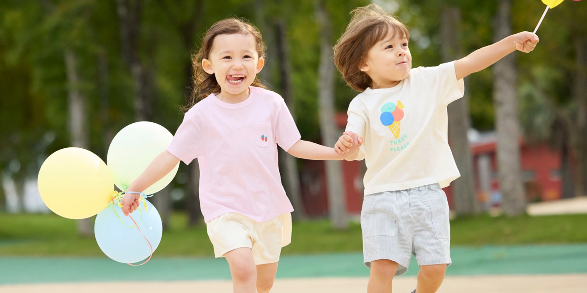 乳幼児服（6ヶ月～5歳） 動きやすく、お着替えもしやすい、こだわり満載の乳幼児服。