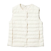 white vest with puffy texture