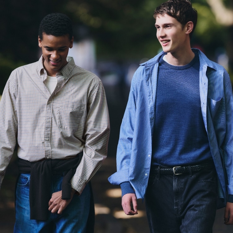 JWANDERSON 半袖シャツ ユニクロ公式 - メンズのカジュアルシャツ(uniqlo-and-jw-anderson)