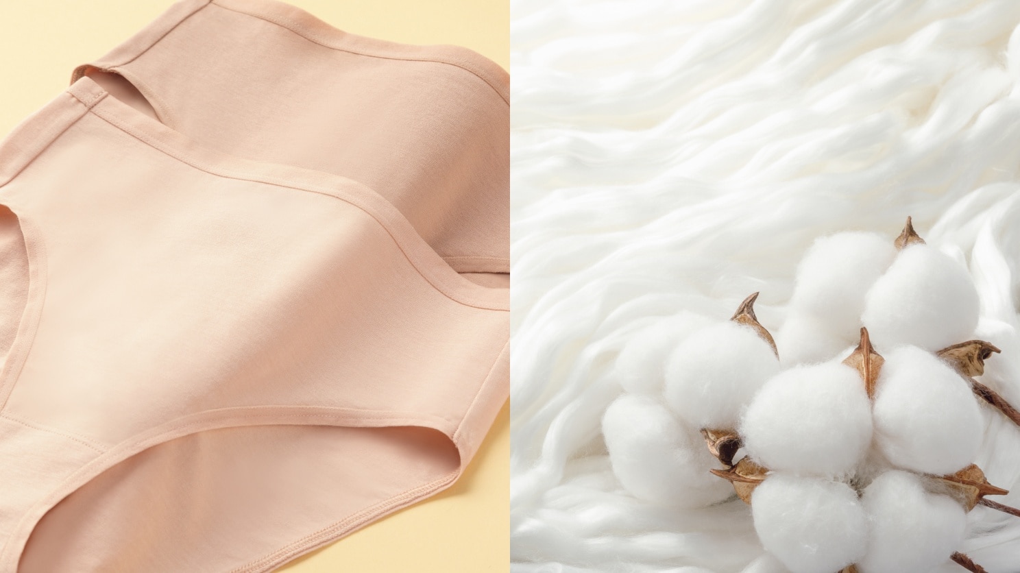 Soft Modal Shorts shown next to cotton
