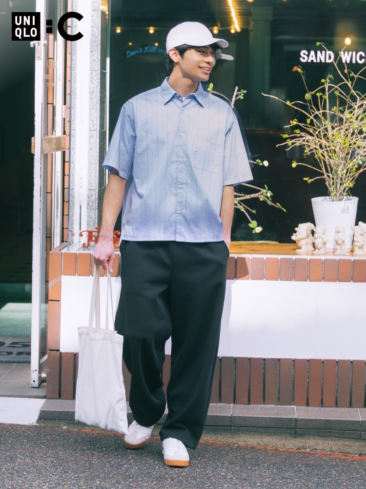 ユニクロ公式 | ワイドパンツ(メンズ)