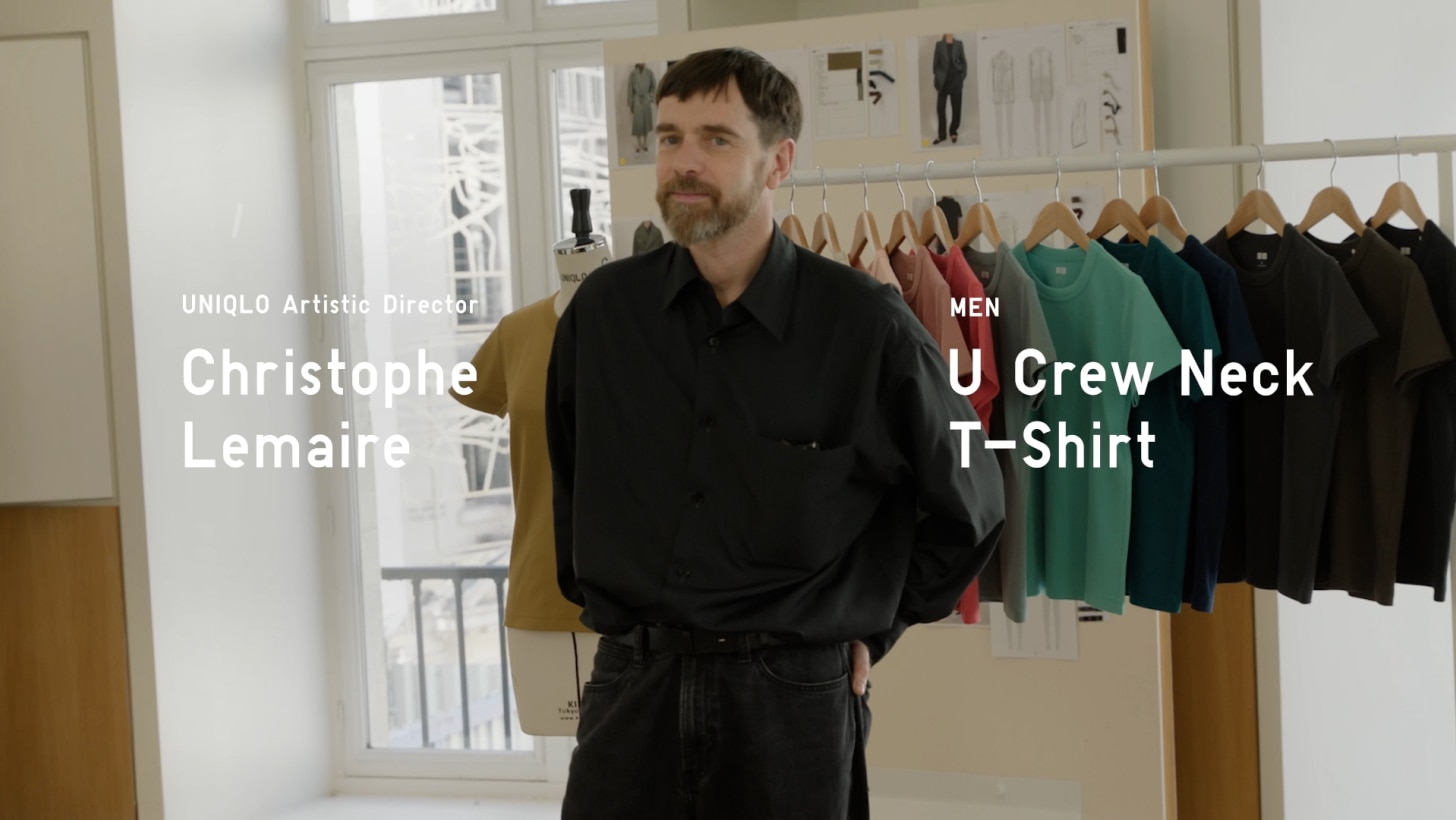 Christophe Lemaire shares his thoughts on Uniqlo U's Crew Neck T-Shirt