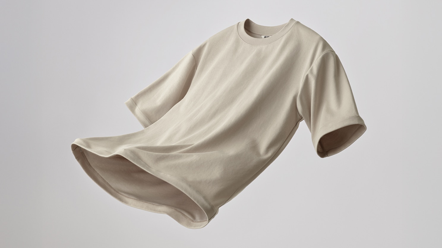 AIRism Cotton Oversized Crew Neck T-Shirt
