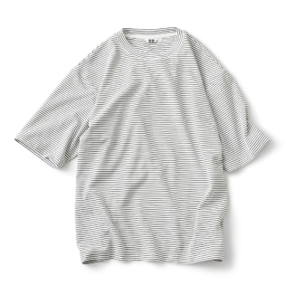 AIRism Cotton Oversized Striped T-Shirt