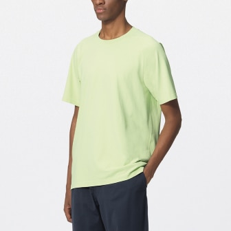 model wearing DRY-EX T-Shirt in light green