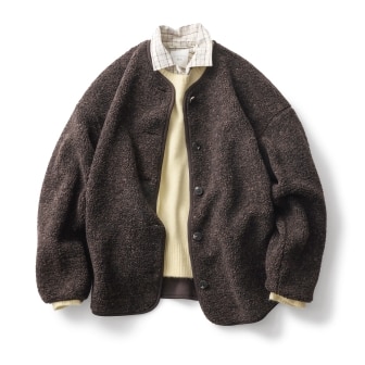 W’s Pile Lined Fleece Relaxed Cardigan