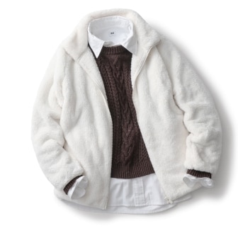 W’s Fluffy Yarn Fleece Full-Zip Jacke