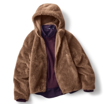 W’s Faux Fur Hooded Jacket