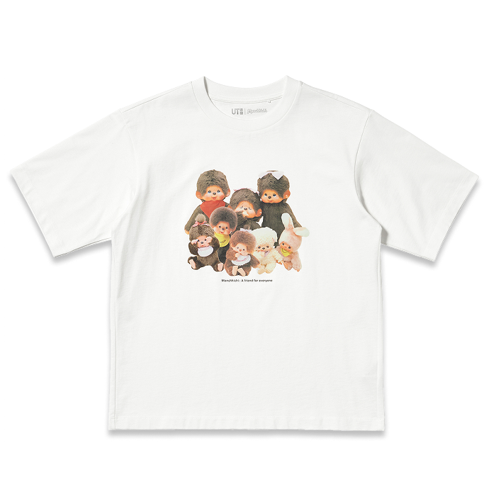 歴代のモンチッチが勢揃いした本コレクションを代表する1枚です。レギュラーフィットでどんなスタイリングにも合わせやすいTシャツです。 BACK