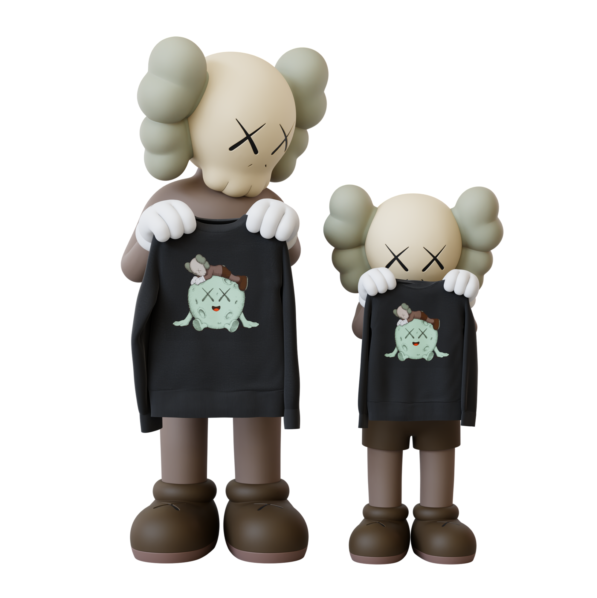 kaws adult Sweatshirts image