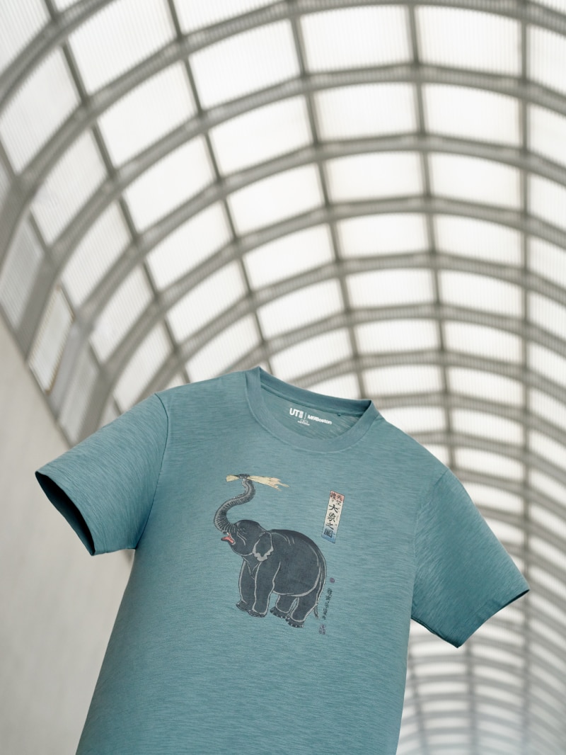 天竺渡大象之図（浮世絵アニマル）