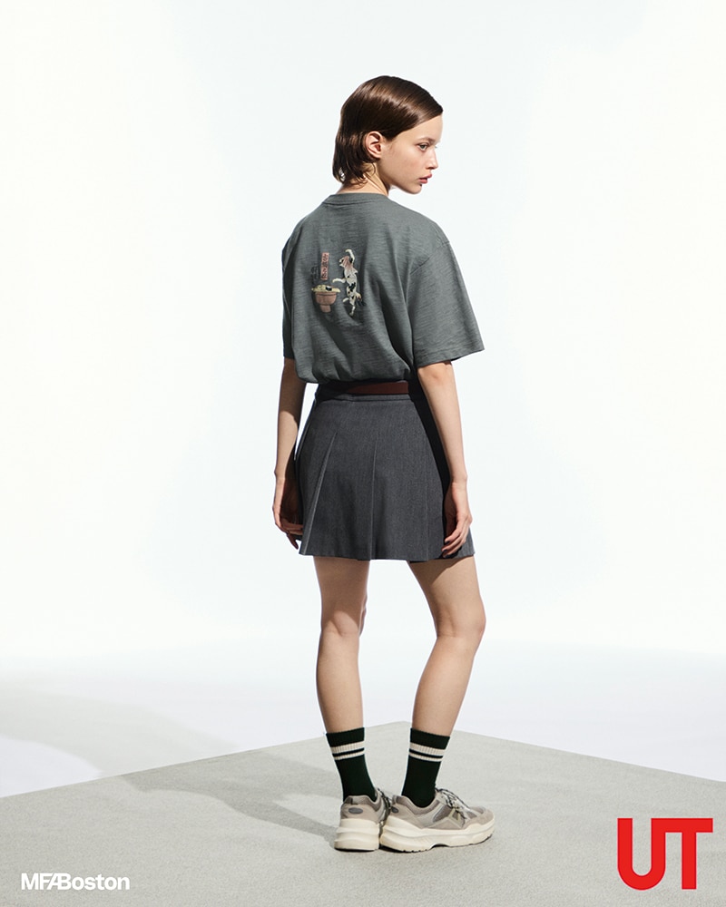 Ukiyo-e Black UT Graphic T-Shirt