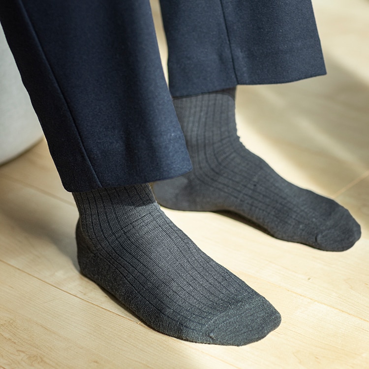 ヒートテックハイソックスは、暖かさが向上しました。