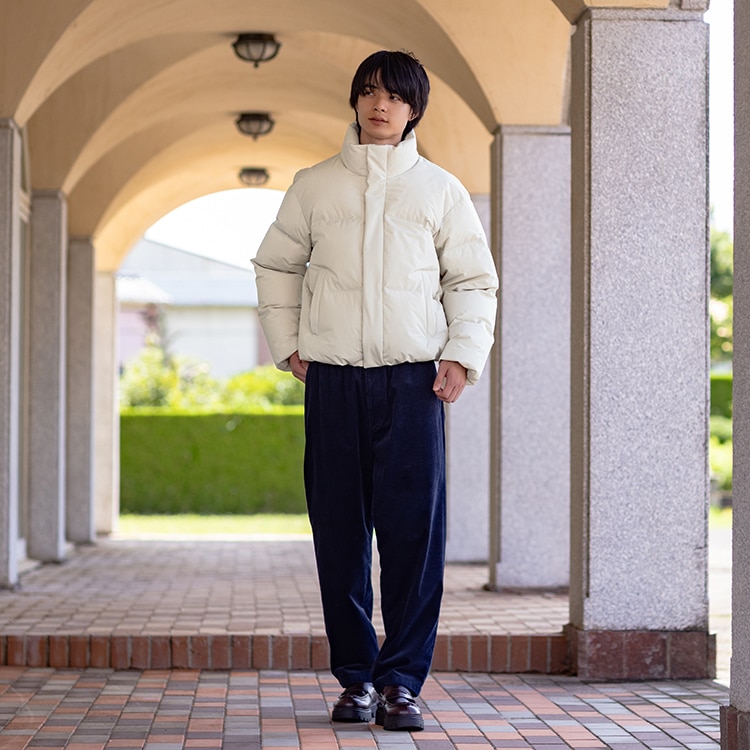 すっきりと着こなせる、計算されたシルエット