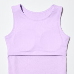 The cups are sewn to help them stay in place during washing.