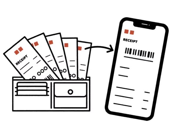 Electronic receipts