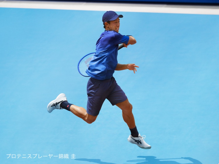 ドライEXポロシャツの錦織圭モデル