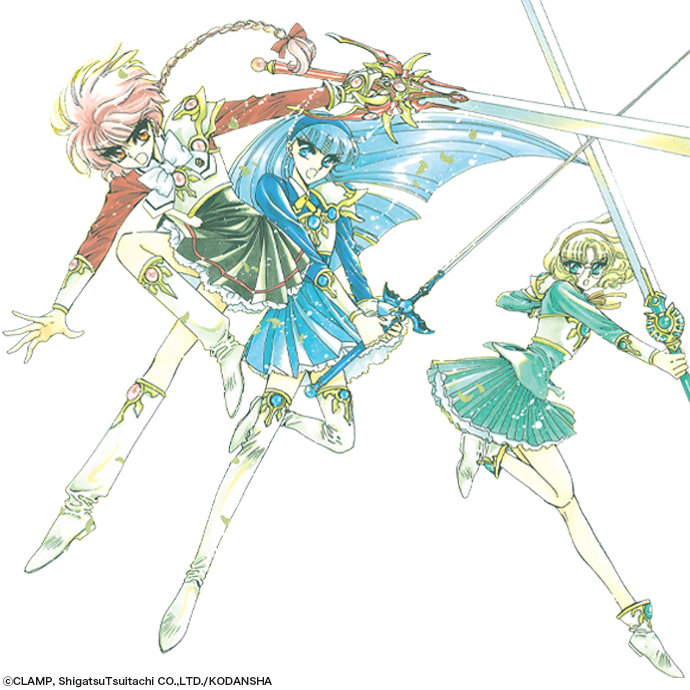 How are the Mashins/Rune Gods from Magic Knight Rayearth ( CLAMP's