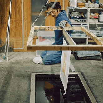 Work scene