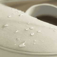 Water-repellent finish repels light rain.