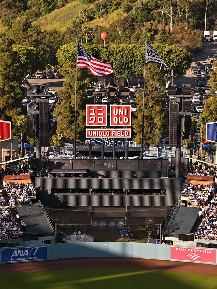 UNIQLO Field at Dodger Stadium in Los Angeles
