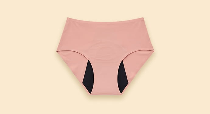 NWT Uniqlo Airism pink sanitary ultra seamless period underwear women’s  small