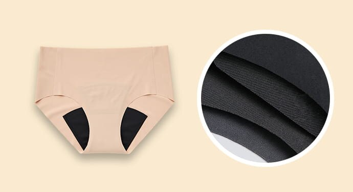 Multiple layers of absorbent fabric