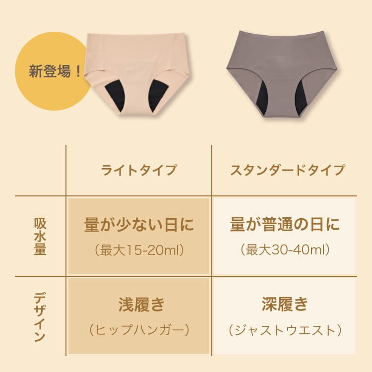 選べる2つのタイプ。