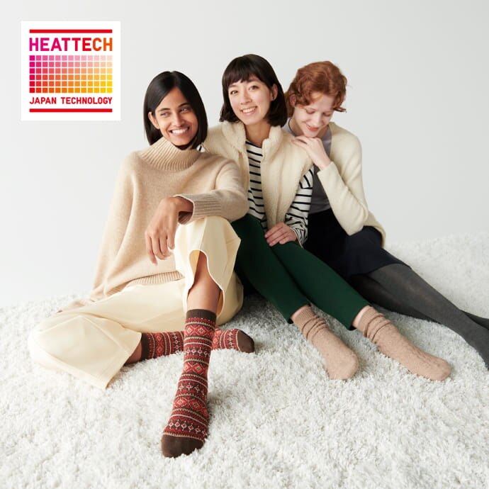 New Uniqlo Girls Heat tech Ribbed Leggings Legwear Collection Green Size 13