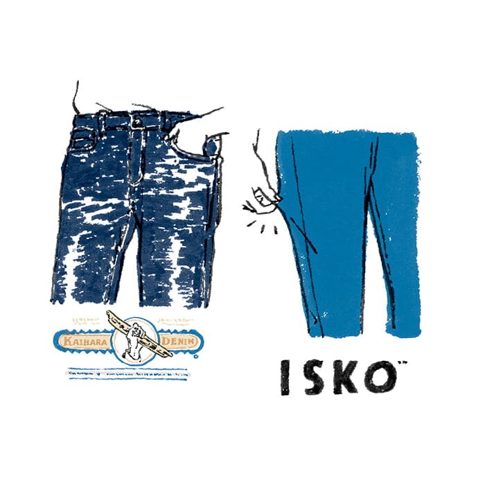 世界的に有名な生地メーカーと、新しい生地の開発