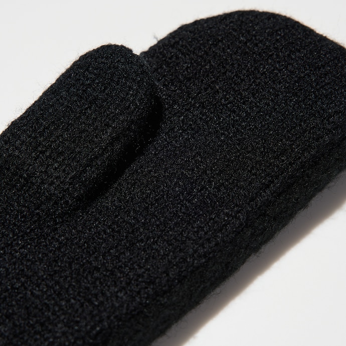 HEATTECH Souffle Yarn Knitted Mittens