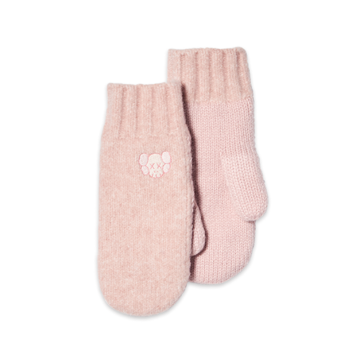 HEATTECH Souffle Yarn Knitted Mittens