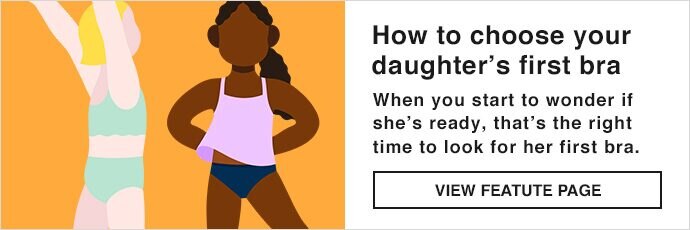 How to choose your daughter's first bra