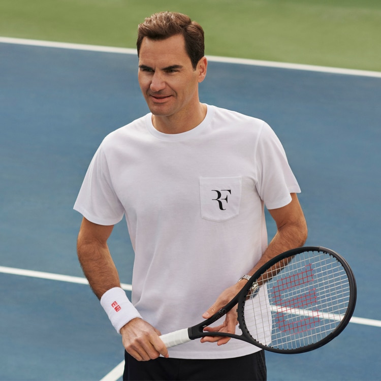 Uniqlo jacket 2024 roger federer