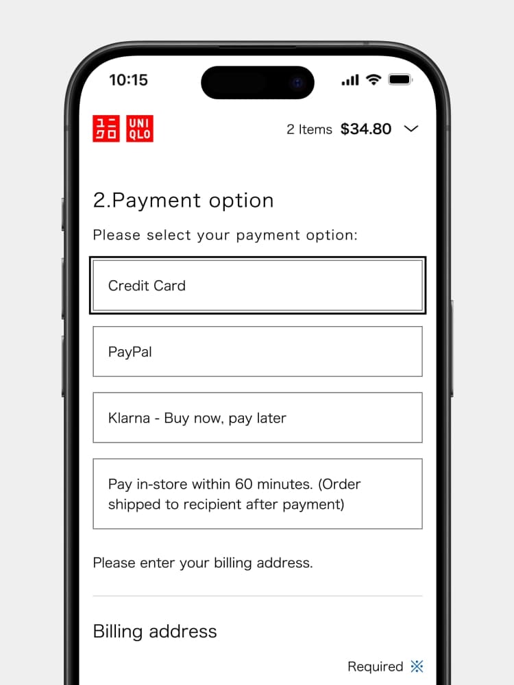 You can now choose from a variety of payment methods when shopping as a guest.