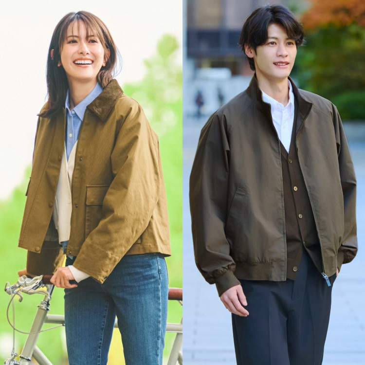 はおるだけで、気持ち上向く ユニクロの上着。