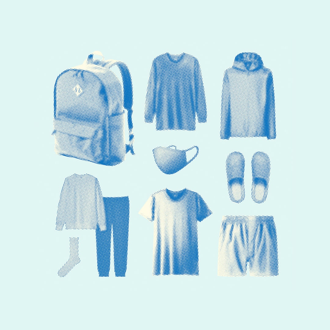 緊急災害時の服の備え