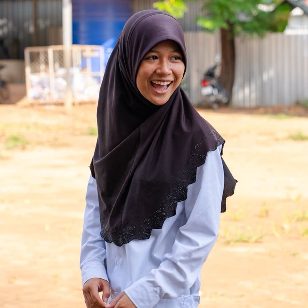 Tina, a Grade 6 student who aspired to be a teacher in the future.