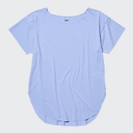 T-Shirt Airism sans coutures col bateau