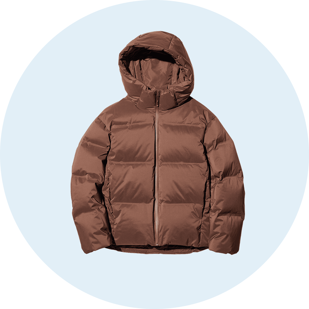 Seamless down parka