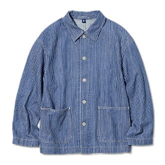K's denim work jacket(stripe)
