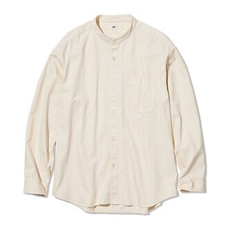 Denim Oversized Stand Collar