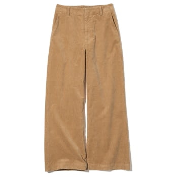 CORDUROY WIDE LEG TROUSERS (Regular length 69–71 cm)