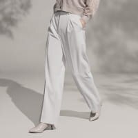 016 タックワイドパンツ