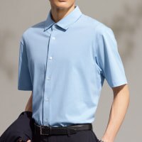 019 エアリズムコットンフルオープンポロシャツ