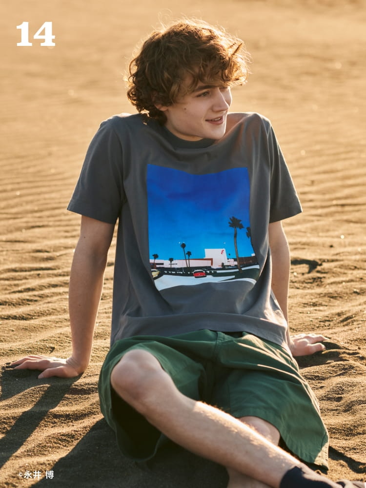 80s pop is back, and as fresh as the vast blue sky in this design.