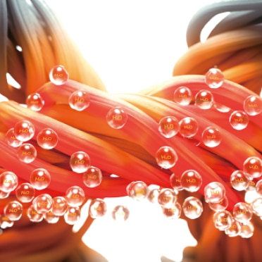 Energy from molecules is converted into warmth.