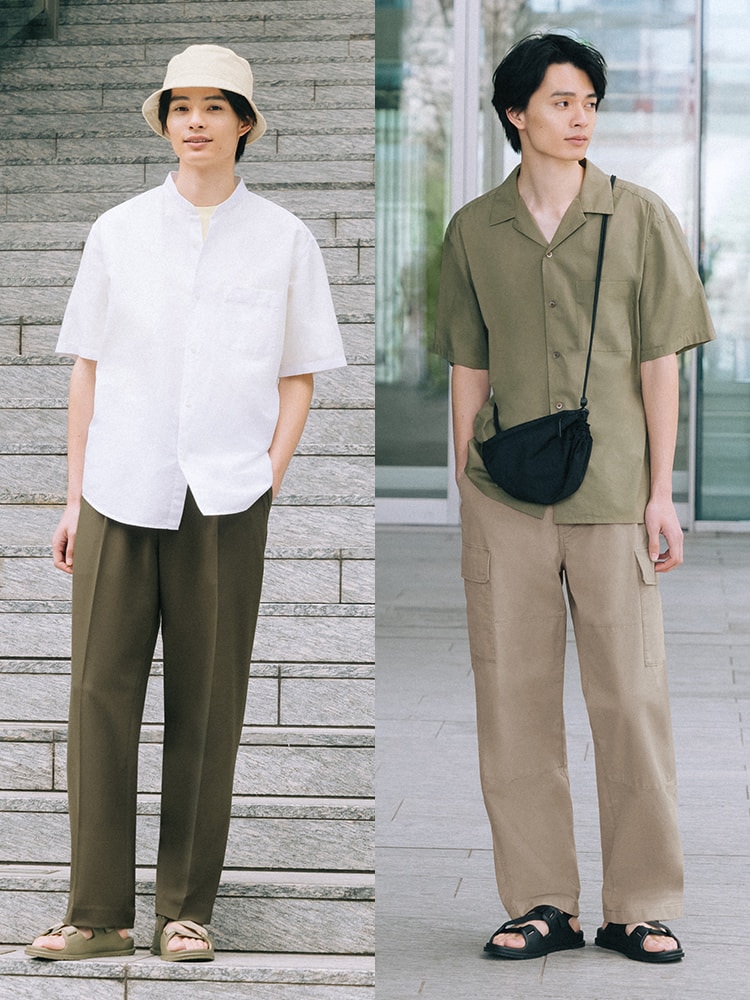 MEN RELAXED ANKLE LENGTH TROUSERS  Uniqlo pants, Pants outfit men, Ankle  pants outfit men